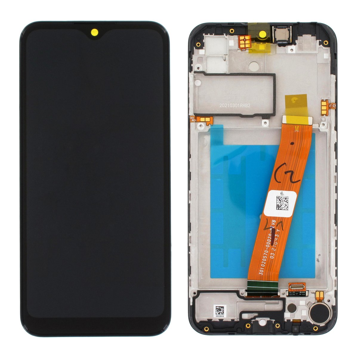 DISPLAY LCD ORIGINALE SERVICE SAMSUNG A01 SM-A015 BLACK NON-EU GH81-18597A