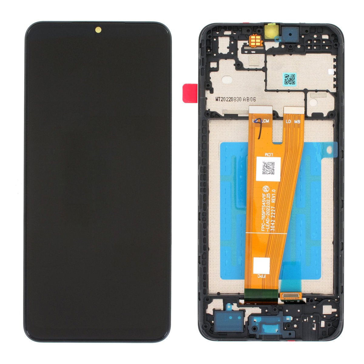 DISPLAY LCD ORIGINALE SERVICE SAMSUNG A04 SM-A045 BLACK GH81-22731A