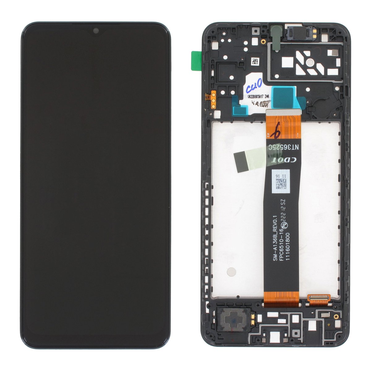 DISPLAY LCD ORIGINALE SERVICE SAMSUNG A04S SM-A047 BLACK GH82-29805A