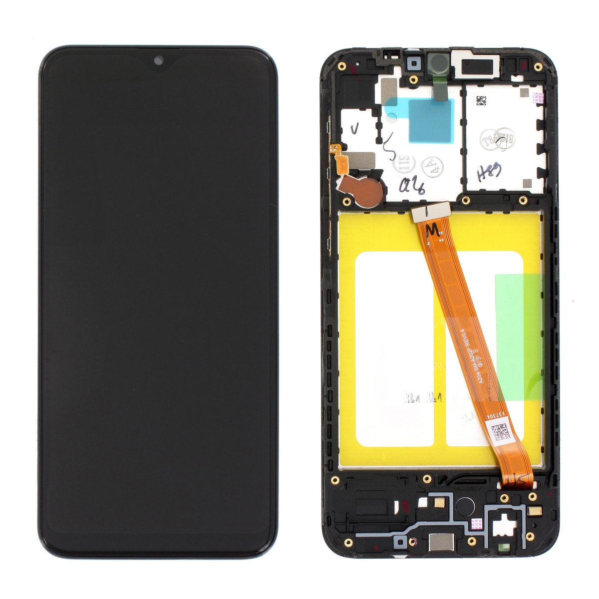 DISPLAY LCD ORIGINALE SERVICE SAMSUNG A20E A202F BLACK GH82-20186A