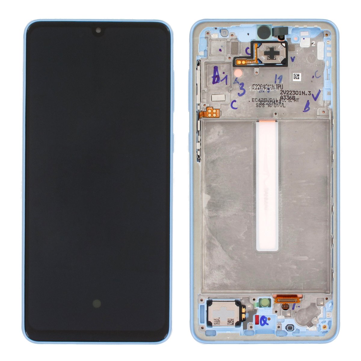 DISPLAY LCD ORIGINALE SERVICE SAMSUNG A33 5G A336B BLUE GH82-28143C