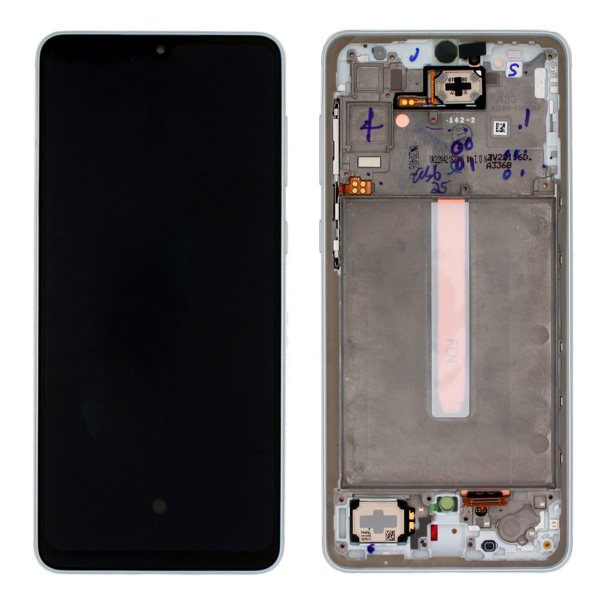 DISPLAY LCD ORIGINALE SERVICE SAMSUNG A33 5G A336B WHITE GH82-28143B